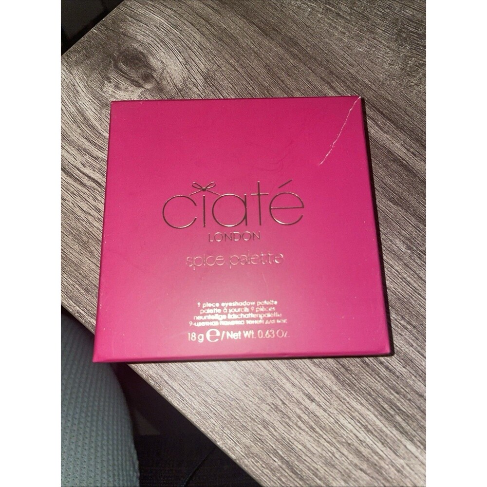 Ciate London Spice Palette 9 Shades Eyeshadow Palette 18g ℮ / 0.63 Oz NEW IN BOX